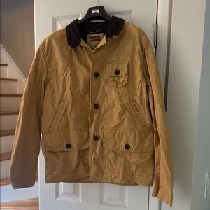 Levi's Tan Chore Jacket/Barn Coat with courdoroy collar